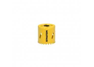Corona Sierra Bimetal Ø 46 mm. Templado Termico, Base Reforzada. Corona Madera, Broca Agujeros Madera, Acero, Hierro, Plasticos