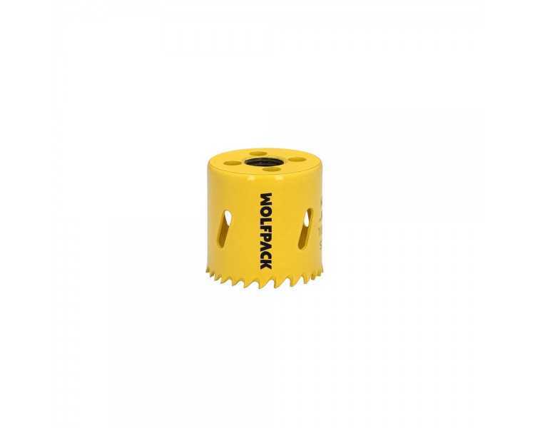 Corona Sierra Bimetal Ø 48 mm. Templado Termico, Base Reforzada. Corona Madera, Broca Agujeros Madera, Acero, Hierro, Plasticos