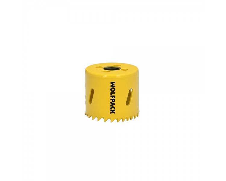 Corona Sierra Bimetal Ø 51 mm. Templado Termico, Base Reforzada. Corona Madera, Broca Agujeros Madera, Acero, Hierro, Plasticos