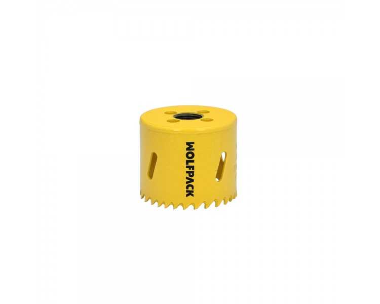 Corona Sierra Bimetal Ø 54 mm. Templado Termico, Base Reforzada. Corona Madera, Broca Agujeros Madera, Acero, Hierro, Plasticos