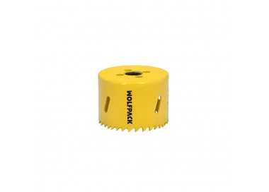 Corona Sierra Bimetal Ø 60 mm. Templado Termico, Base Reforzada. Corona Madera, Broca Agujeros Madera, Acero, Hierro, Plasticos