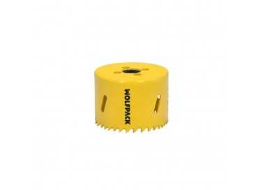 Corona Sierra Bimetal Ø 64 mm. Templado Termico, Base Reforzada. Corona Madera, Broca Agujeros Madera, Acero, Hierro, Plasticos