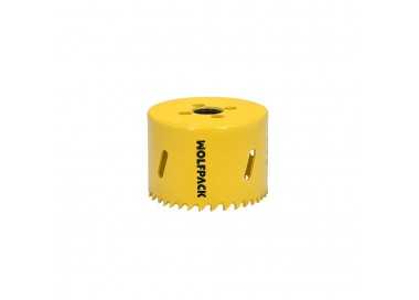 Corona Sierra Bimetal Ø 65 mm. Templado Termico, Base Reforzada. Corona Madera, Broca Agujeros Madera, Acero, Hierro, Plasticos