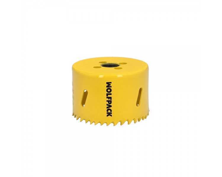 Corona Sierra Bimetal Ø 68 mm. Templado Termico, Base Reforzada. Corona Madera, Broca Agujeros Madera, Acero, Hierro, Plasticos