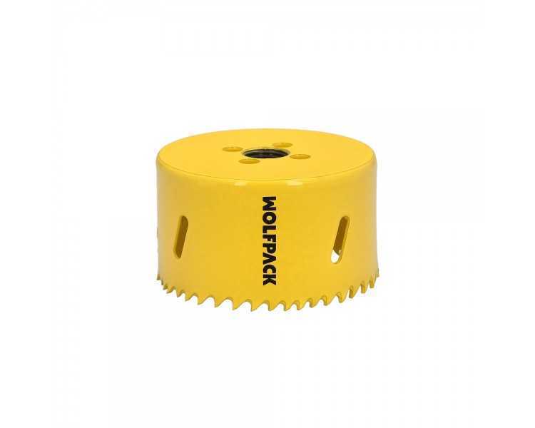 Corona Sierra Bimetal Ø 79 mm. Templado Termico, Base Reforzada. Corona Madera, Broca Agujeros Madera, Acero, Hierro, Plasticos