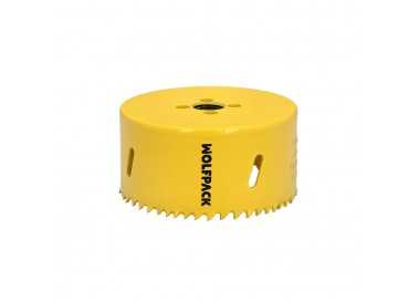 Corona Sierra Bimetal Ø 89 mm. Templado Termico, Base Reforzada. Corona Madera, Broca Agujeros Madera, Acero, Hierro, Plasticos