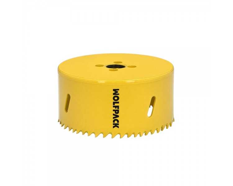 Corona Sierra Bimetal Ø 92 mm. Templado Termico, Base Reforzada. Corona Madera, Broca Agujeros Madera, Acero, Hierro, Plasticos