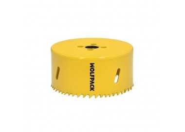 Corona Sierra Bimetal Ø 92 mm. Templado Termico, Base Reforzada. Corona Madera, Broca Agujeros Madera, Acero, Hierro, Plasticos