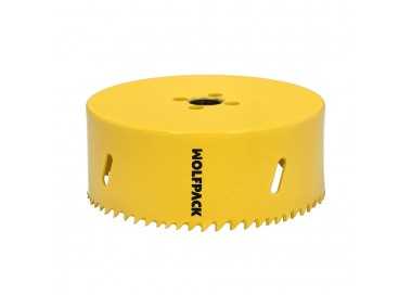 Corona Sierra Bimetal Ø 111 mm. Templado Termico, Base Reforzada. Corona Madera, Broca Agujeros Madera, Acero, Hierro, Plasticos