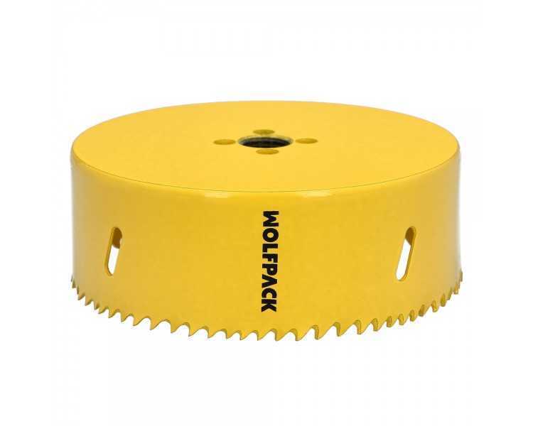 Corona Sierra Bimetal Ø 127 mm. Templado Termico, Base Reforzada. Corona Madera, Broca Agujeros Madera, Acero, Hierro, Plasticos