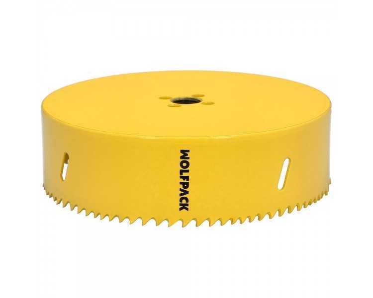 Corona Sierra Bimetal Ø 152 mm. Templado Termico, Base Reforzada. Corona Madera, Broca Agujeros Madera, Acero, Hierro, Plasticos