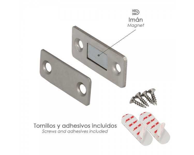 Cierre Iman Universal Atornillable/ Adhesivo Para Puertas / Cajones / Frigorificos / Armarios.