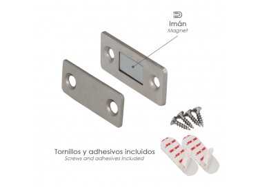 Cierre Iman Universal Atornillable/ Adhesivo Para Puertas / Cajones / Frigorificos / Armarios.