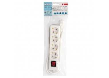 Base Multiple  4 Tomas Con Toma De Tierra Con Interruptor