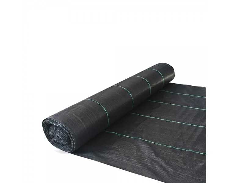Malla Antihierbas (Rollo 1,55x100 Metros) Malla Anti Maleza, Malla Geotextil Jardin, Tela Anti Hierbas Jardin