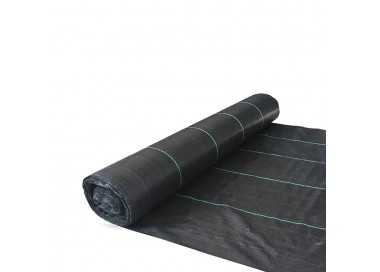 Malla Antihierbas (Rollo 1,55x100 Metros) Malla Anti Maleza, Malla Geotextil Jardin, Tela Anti Hierbas Jardin
