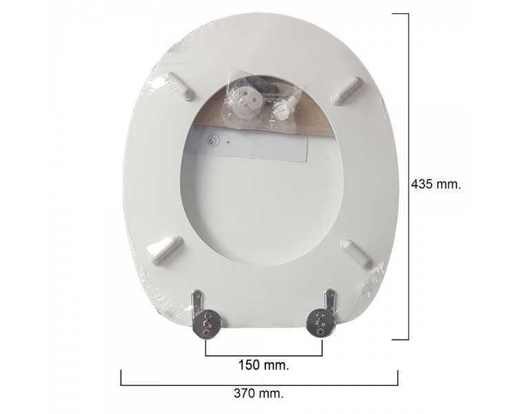 Tapa Wc  Blanco Deluxe