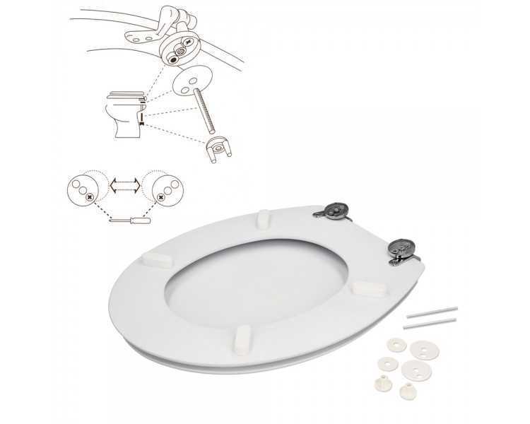 Tapa Wc  Blanco Deluxe