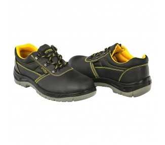 Zapatos Seguridad S3 Piel Negra Wolfpack  Nº 36 Vestuario Laboral,calzado Seguridad, Botas Trabajo. (Par)