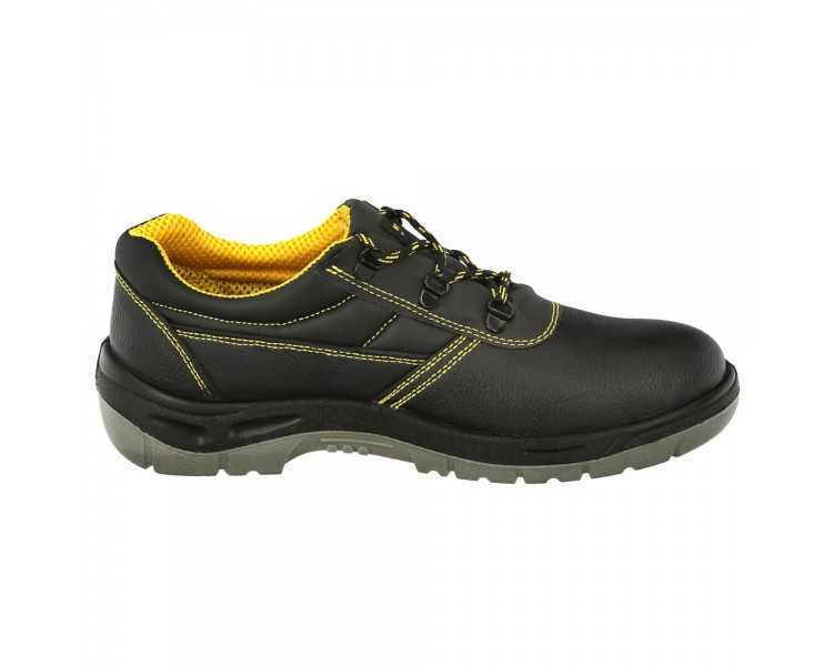 Zapatos Seguridad S3 Piel Negra Wolfpack  Nº 36 Vestuario Laboral,calzado Seguridad, Botas Trabajo. (Par)