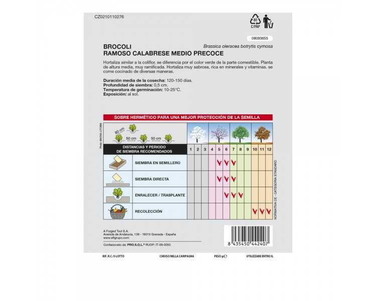 Semillas Huerto Brocoli