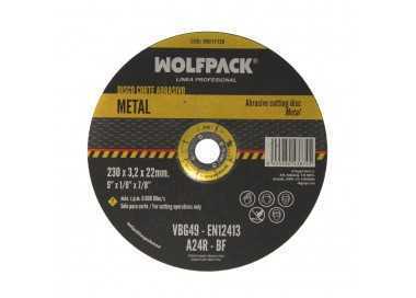 Disco Corte Abrasivo Metal Ø 230 x Ø 22 mm. Espesor 3,2 mm.Disco Radial / Amoladora Universal