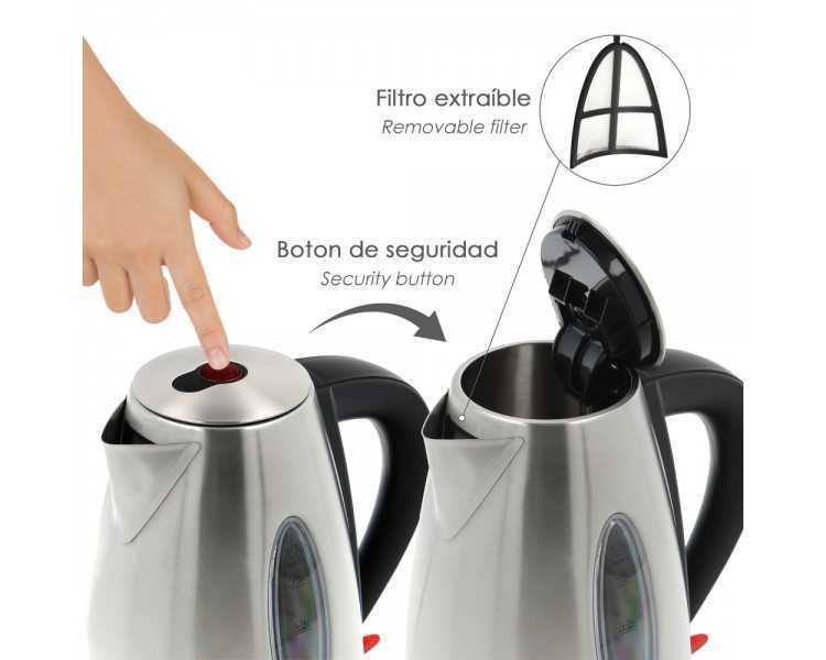 Hervidor De Agua 1,7 Litros. 2200 W.