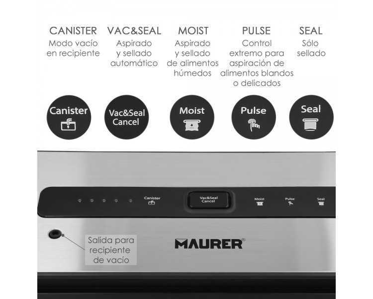 Maquina Envasar Al Vacio Maurer 130W.