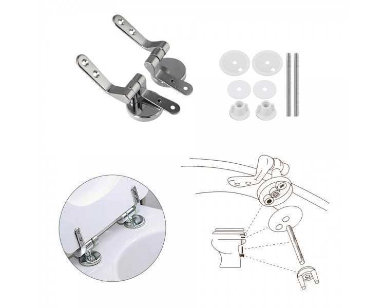 Kit Bisagra Asiento Wc