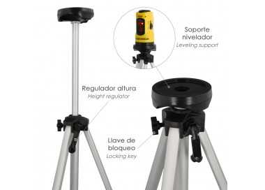 Tripode Telescopico Universal Para Niveles Laser