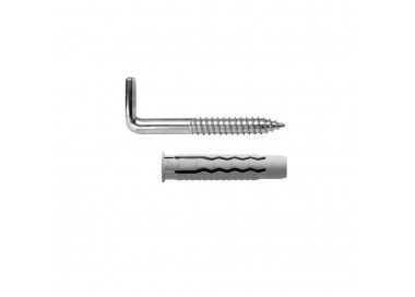 Kit Sanitario Alcayata Con Taco Ø 10 x 50 mm. Fijación Calentadores / Termos De Agua