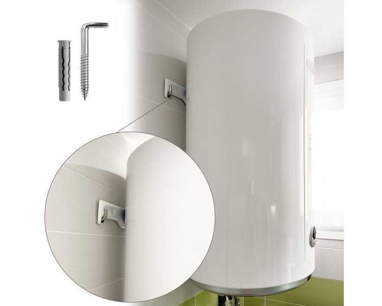 Kit Sanitario Alcayata Con Taco Ø 14 x 70 mm. Fijación Calentadores / Termos De Agua