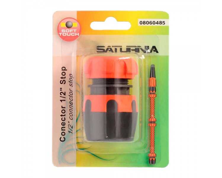 Conector Manguera Soft-Touch 1/2 Con Stop