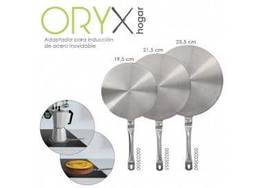 Adaptador Para Induccion / Vitroceramica Ø 19.5 cm. 3 Capas Acero Inoxidable / Aluminio