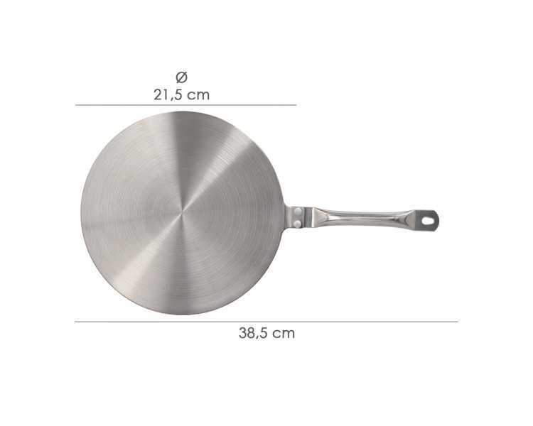 Adaptador Para Induccion / Vitroceramica Ø 21.5 cm. 3 Capas Acero Inoxidable / Aluminio