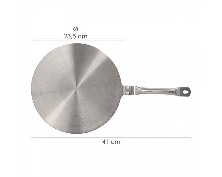 Adaptador Para Induccion / Vitroceramica Ø 23.5 cm. 3 Capas Acero Inoxidable / Aluminio