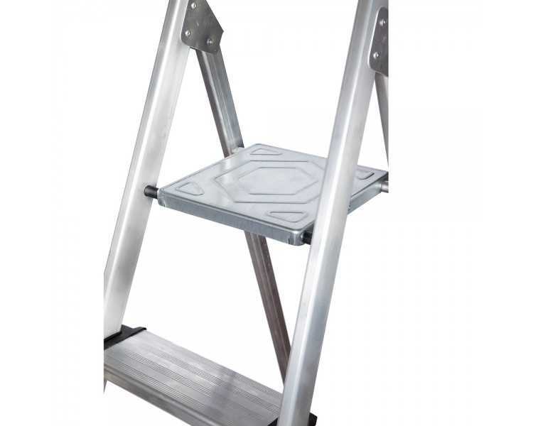Escalera Doméstica Aluminio Profesional 7 Peldaños 12 cm Grosor.