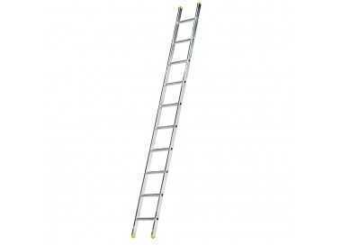 Escalera Aluminio 1 Tramo, 14 Peldaños. Antideslizante, Resistente.