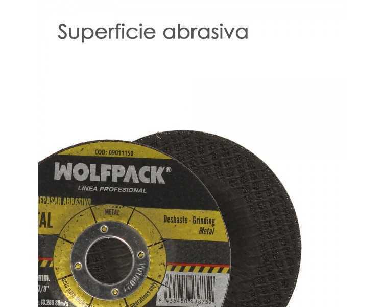 Disco Repasar Abrasivo Ø 115 x Ø 22 mm. Espesor 6,4 mm. Disco Radial / Amoladora Universal Compatible Con Todas Las Amoladoras