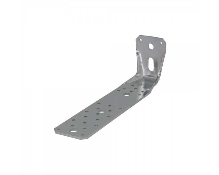 Soporte Para Madera Con Angulo Reforzado 65x88x285 mm. Conector Angular, Escuadra Fijación, Zapata Madera Soporte Pergola Madera