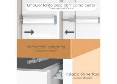 Cierre Iman Para Puerta Armario Presion Magnetica. Pack 2 Piezas Cierre Puerta, Cierre Cajon, Cierre Mueble, Cierre Amortiguador