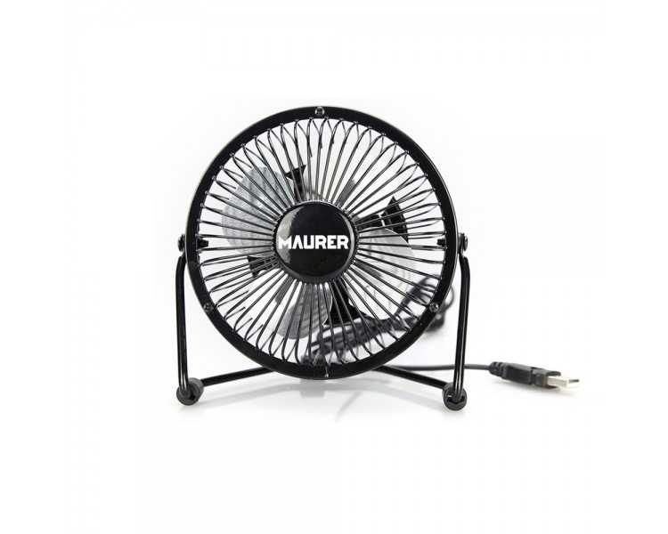 Ventilador Sobremesa Ø 10 cm. Funcionamiento USB