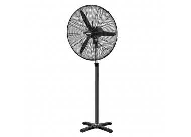 Ventilador Pie Ø 70 x195 cm. Negro 190 W. Oscilación Automatica, Altura Regulable, Cabezal Inclinable, Base Estable 60x60 cm.