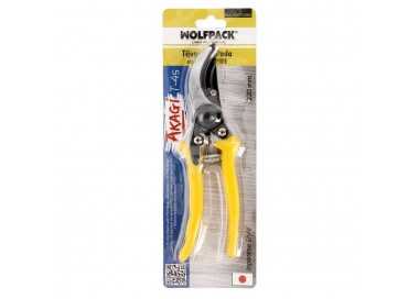 Tijera Podar 1 Mano Japonesa Akagi T-4S  220 mm. Mangos Aluminio Endurecido, Hoja Recubierta PTFE