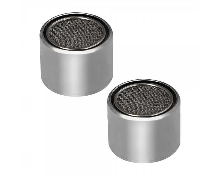 Atomizador Grifos / Monomando F22  (2 piezas) Filtro Aireador Grifo, Economizador de Agua, Difusor Grifo, Aireador Economizador