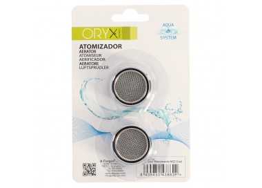Atomizador Grifos / Monomando F22  (2 piezas) Filtro Aireador Grifo, Economizador de Agua, Difusor Grifo, Aireador Economizador