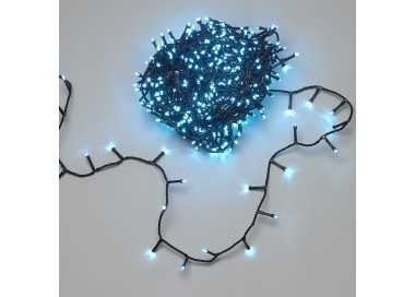 Guirnalda Luces Navidad 500 Leds Azul Hielo Uso en Interiores / Exteriores IP44