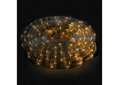 Luces Navidad Tubo Luz Blanca Calida 240 LEDs Uso Exteriores / Interiores Protección IP44 Rollo 10 Metros
