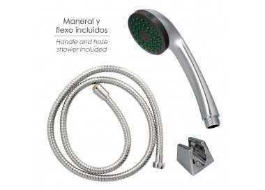 Monomando Ducha "Dresde" Mezclador Central Grifo Baño, Grifo Encimera, Grifo Cocina, Grifo Mezclador. Cartucho Ceramico Ø 35 mm.