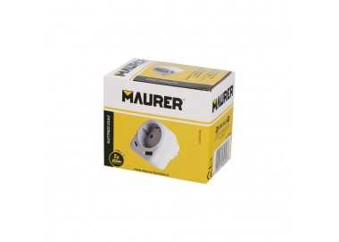 Enchufe / Adaptador Schuko Con 2 Tomas, USB A / C. Potencia Maxima 3680 W. Cargador Moviles, Cargador 2 Tomas, Adaptador Moviles